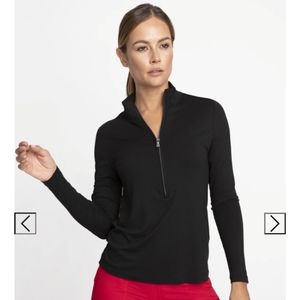 Anatomie Stacey Zip Up Long Sleeve Turtleneck Top